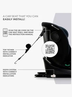 Kinderkraft I-GROW I-Size Autostol, Black