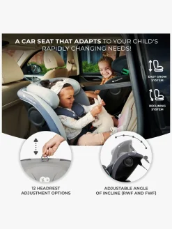 Kinderkraft I-GROW I-Size Autostol, Black