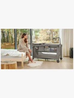 Kinderkraft JOY 2 Weekendseng med Tilbehør, Dark Grey