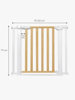 Kinderkraft LOCK&GO Sikkerhedsgitter, Wood