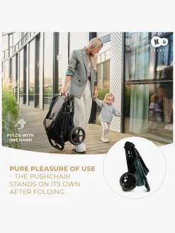 Kinderkraft MITZY Klapvogn, Jade Green