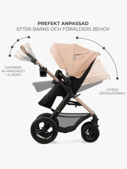 Kinderkraft MOOV 2 Air 3-in-1 Kombivogn, Sand Beige