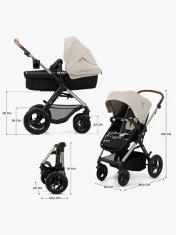Kinderkraft MOOV 2 Air 3-in-1 Kombivogn, Moonlight Grey