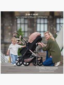 Kinderkraft MOOV 2 4-in-1 Air Duovogn, Pure Black
