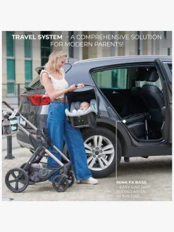 Kinderkraft MOOV 2 4-in-1 Air Duovogn, Pure Black