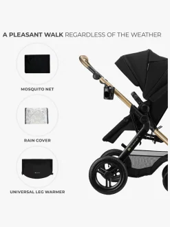 Kinderkraft MOOV 2 XL Air Kombivogn, Pure Black