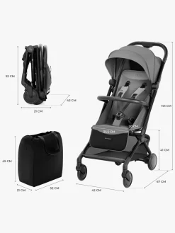 Kinderkraft PILOT 2 Klapvogn, Platinum Gray