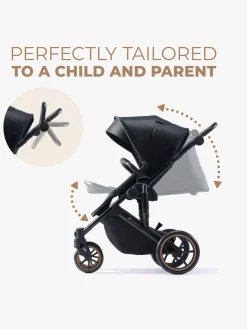 Kinderkraft PRIME 2 3-in-1 Duovogn Travelsystem inkl. Mink Pro, Venezian Black