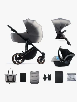 Kinderkraft PRIME 2 3-in-1 Duovogn Travelsystem inkl. Mink Pro, Shadow Grey