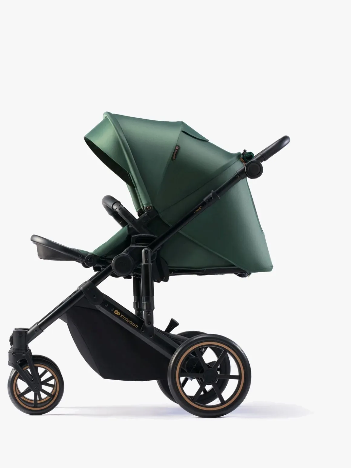 Kinderkraft Prime 2 2-in-1 Duovogn, Dark Green