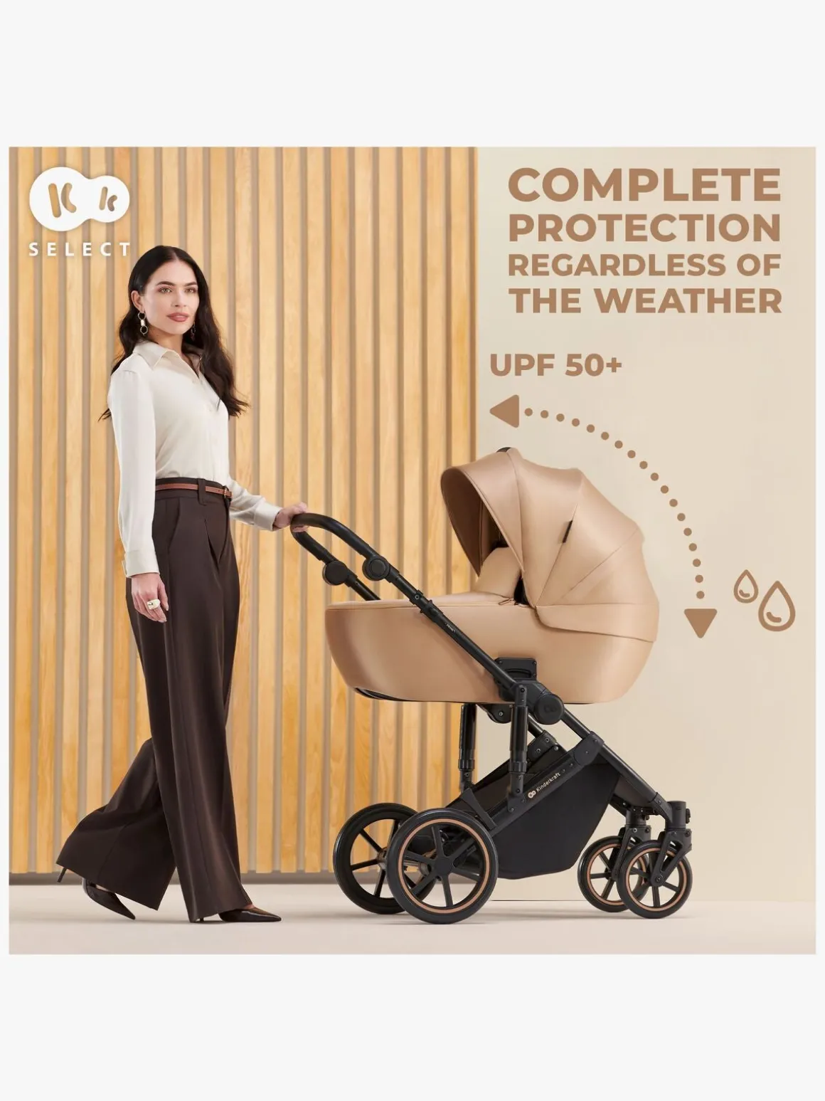 Kinderkraft Prime 2 2-in-1 Duovogn, Dark Green