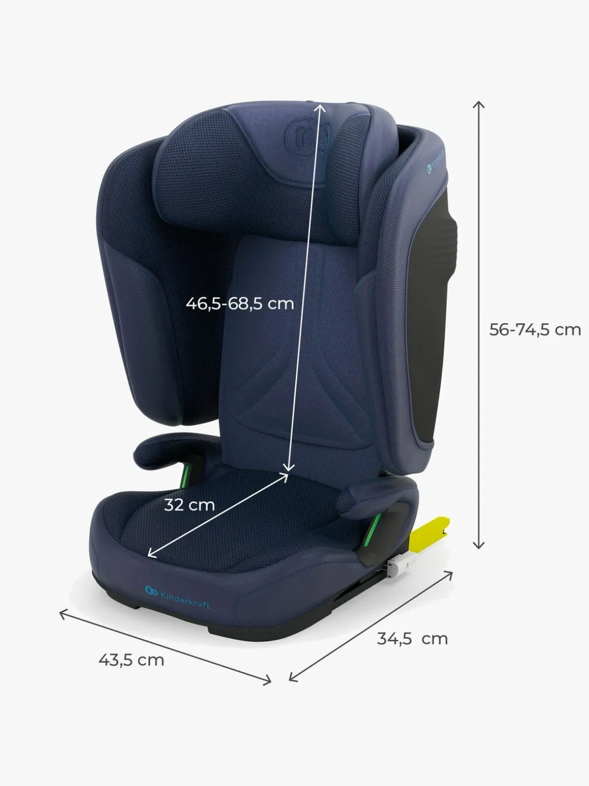 Kinderkraft UNITY 2 i-Size Autostol, Navy