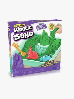 Kinetic Sand Legesæt Sandkasse Grøn