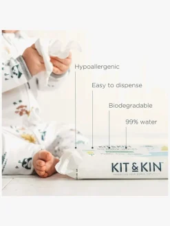 Kit & Kin Vådservietter 60-pak