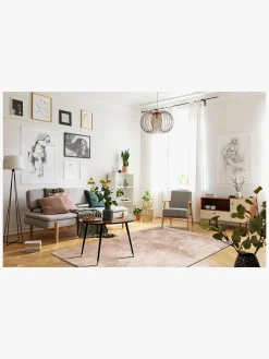 KM Carpets Cozy Gulvtæppe 133x190, Linne