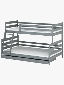 Lano Meble FAMI Køjeseng 90x200/120x200, Grå