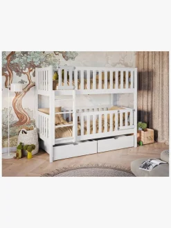 Lano Meble KSAWERY Køjeseng 80x180, Hvid