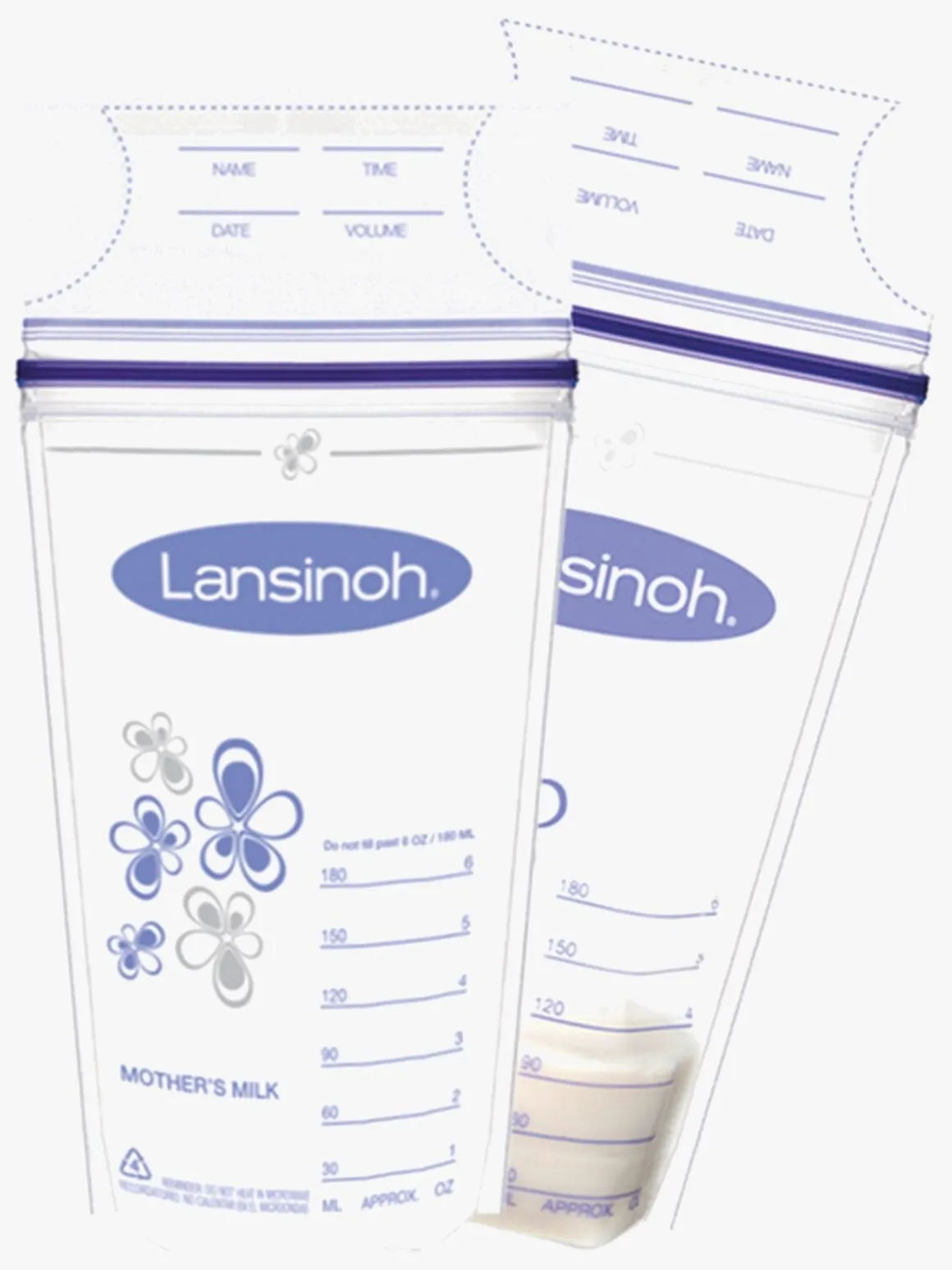 Lansinoh Brystpumpe Elektronisk Dobbelt inkl. Modersmælkposer 50 stk.