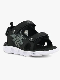 Leaf Filipstad  Blinkende Sandaler, Sort