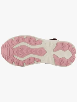 Leaf Karlstad WP  Fleece-forede Sneakers, Burgundy