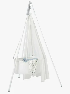 Leander Classic™ Vugge m. Madras, Hvid