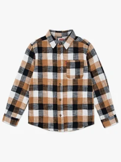 Levi's LVB Buffalo Check Flonnelskjorte, Jet Black