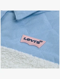 Levi's LVG Big PKT Sherpa Jakke, Blanc De Blanc