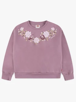 Levi's LVG Rose Front Tuck Sweatshirt, Lilas Levi's