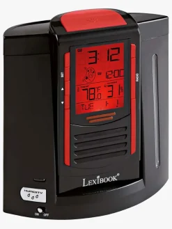 Lexibook Luftfugter Vækkeur, Black/Red