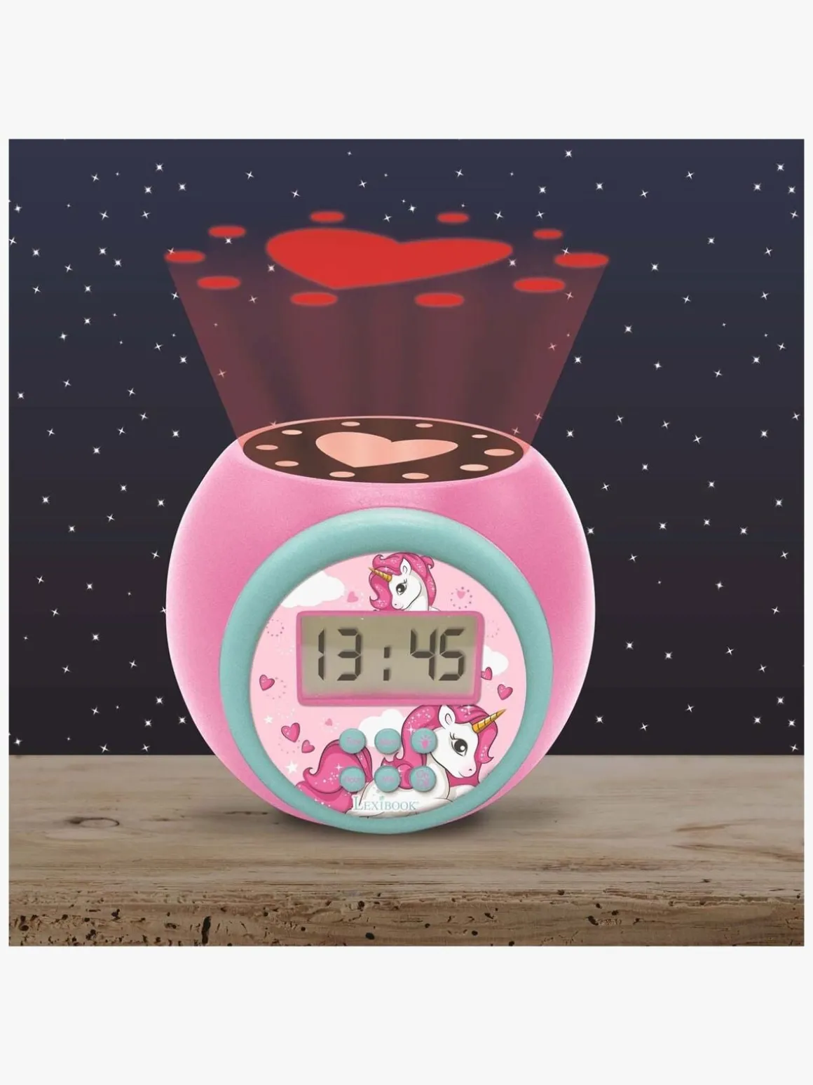 Lexibook Projector Vækkeur, Lyserød