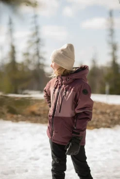 Lindberg Alpine Vinterjakke, Dry Rose/Plum