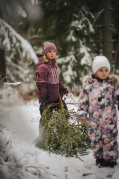 Lindberg Alpine Vinterjakke, Dry Rose/Plum