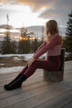 Lindberg Bamboo Merino Skiundertøj, Blush/Rose