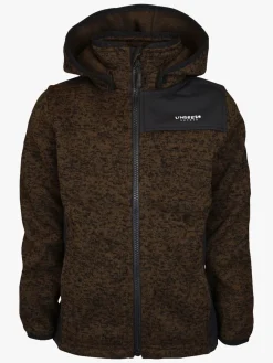 Lindberg Bormio Fleecetrøje, Dark Brown