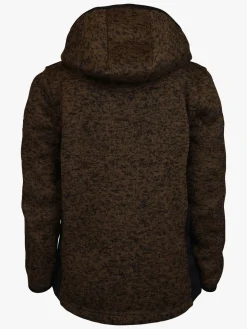 Lindberg Bormio Fleecetrøje, Dark Brown