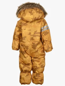 Lindberg Camo Babyflyverdragt, Yellow