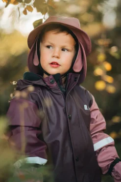 Lindberg Fagerhult Foret Regndragt, Plum/Dry Rose