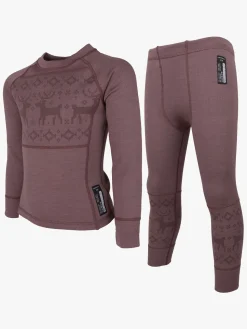 Lindberg Kåbdalis Skiundertøj Merinomix, Dusty Mauve