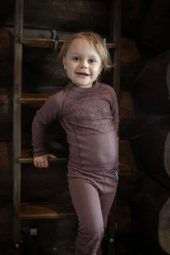 Lindberg Kåbdalis Skiundertøj Merinomix, Dusty Mauve