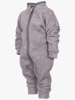 Lindberg Loe Merino Babyflyverdragt, Grey Melange