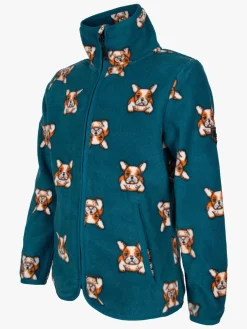 Lindberg Luleå Fleecetrøje, Dark Teal