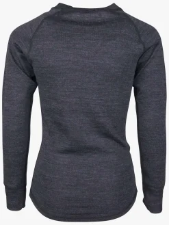Lindberg Merino Skiundertøj JR Merinomix, Black Melange