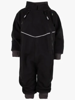 Lindberg Stormy Vindtæt Fleecedragt, Sort