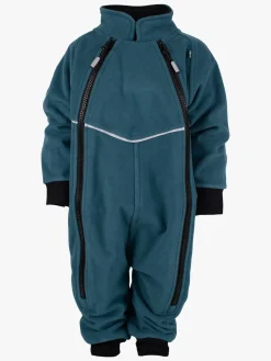 Lindberg Stormy Vindtæt Fleecedragt, Dark Teal