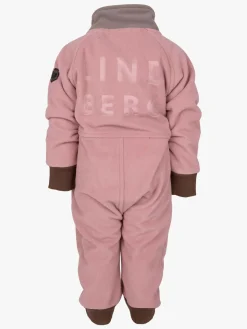 Lindberg Stormy Vindtæt Fleecedragt, Grå/Blush