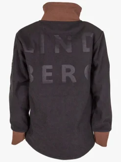 Lindberg Stormy  Vindtæt Vindtæt Fleecetrøje, Sort/Grå