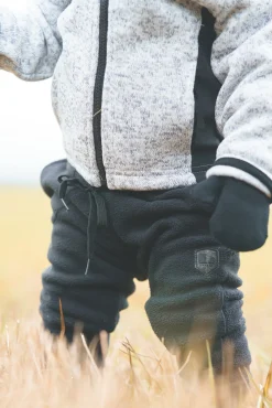 Lindberg Sävar Fleecebukser, Sort