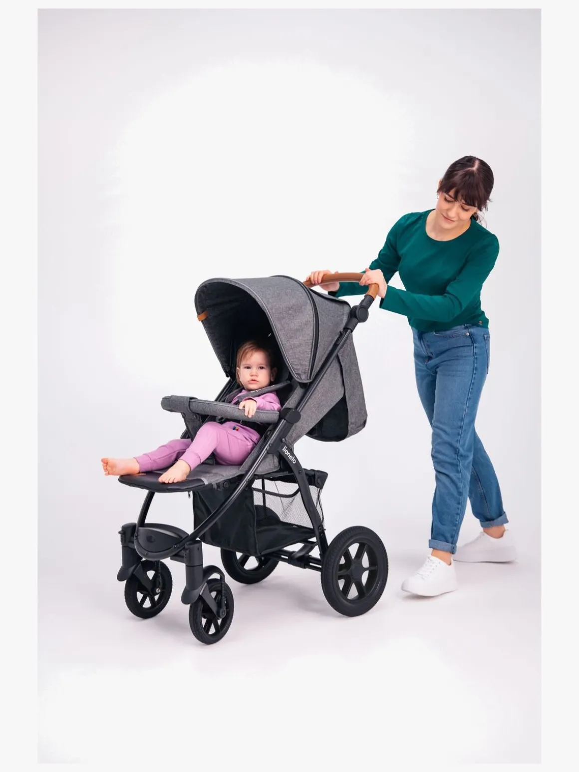 Lionelo ANNET TOUR Klapvogn, Grey Stone