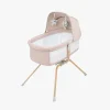 Lionelo Malin Evo Bedside Crib, Beige Natural