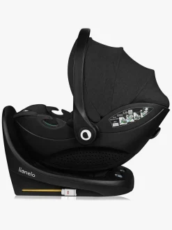 Lionelo Moxie i-Size Autostol Baby inkl. Base, Black Carbon